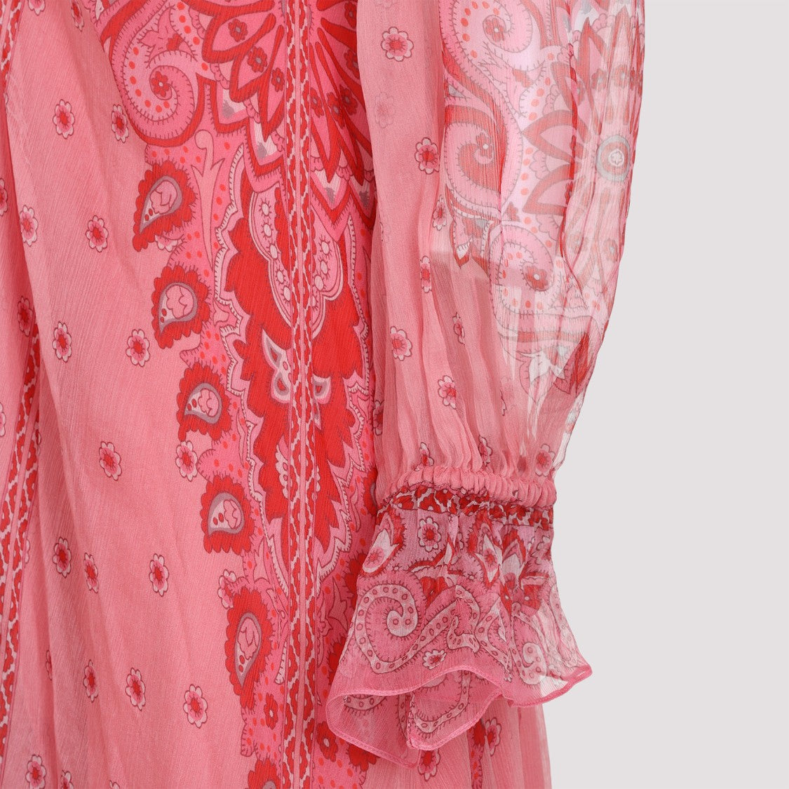 Etro Deep V-Neckline Maxi Dress