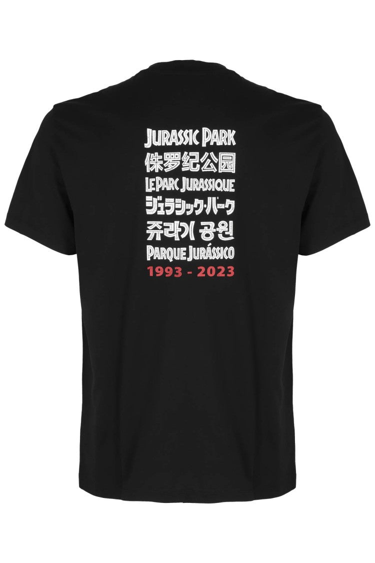 Neil Barrett Black Jurassic Cotton T-Shirt