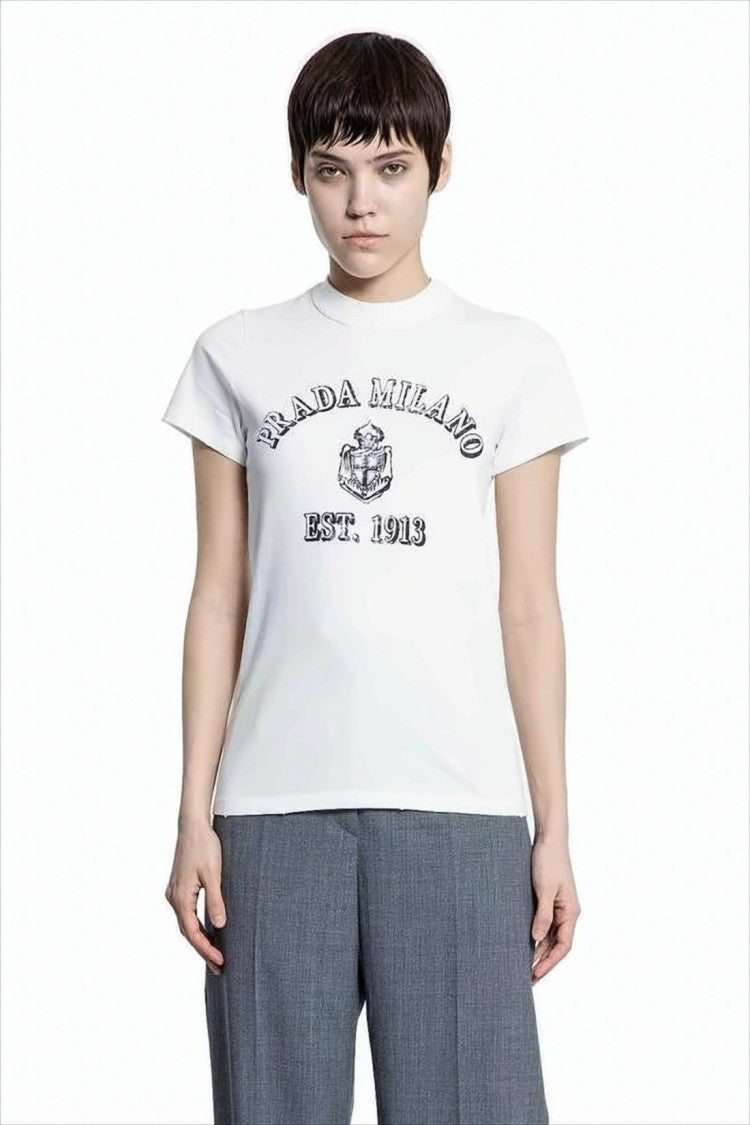 Prada Classic Short-Sleeved T-Shirt