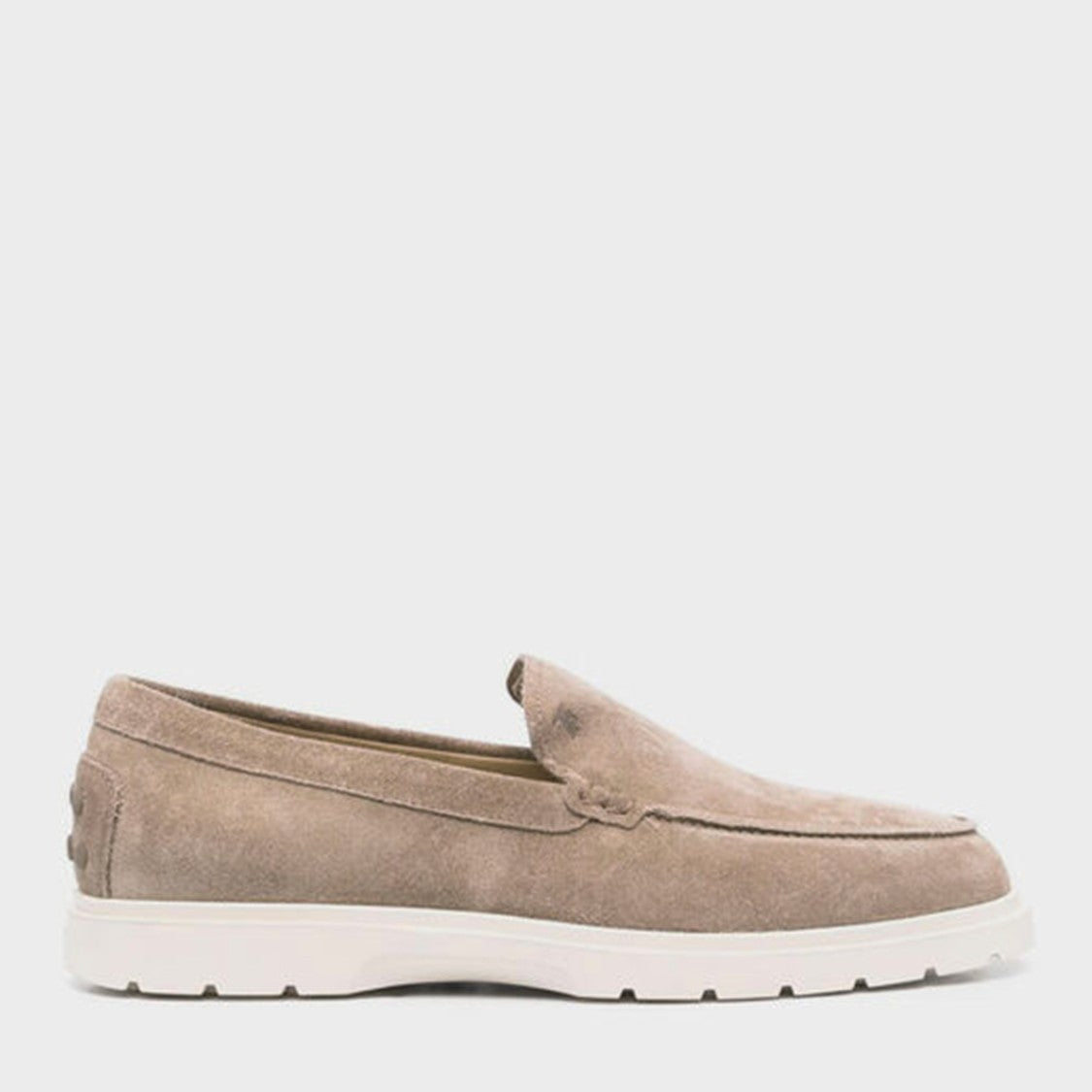 Tod's Beige Suede Loafers