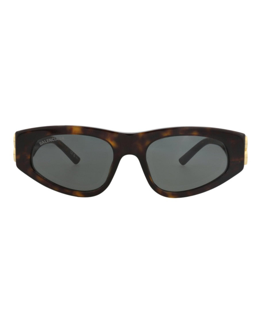 Balenciaga Cat Eye Acetate Sunglasses With Gold-Tone Logo Accent