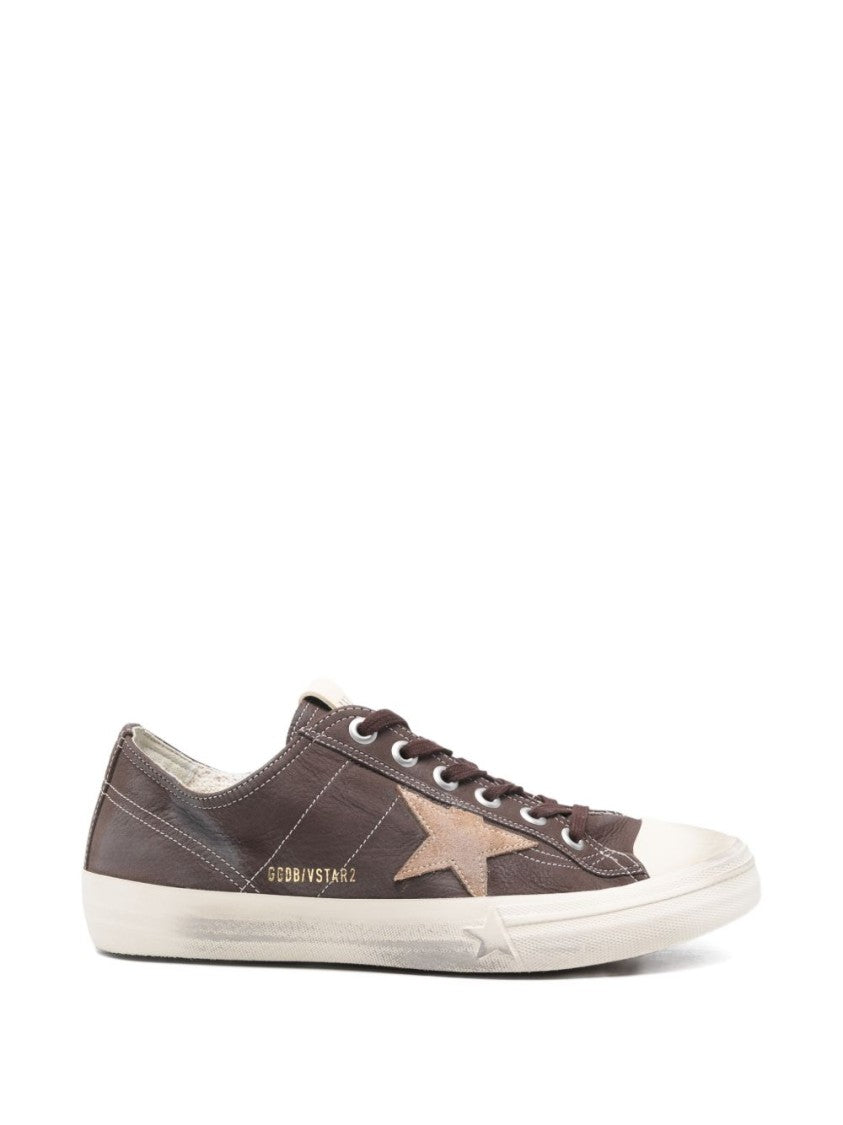 Golden Goose Low-Top Vintage Star Silk Nylon Sneakers