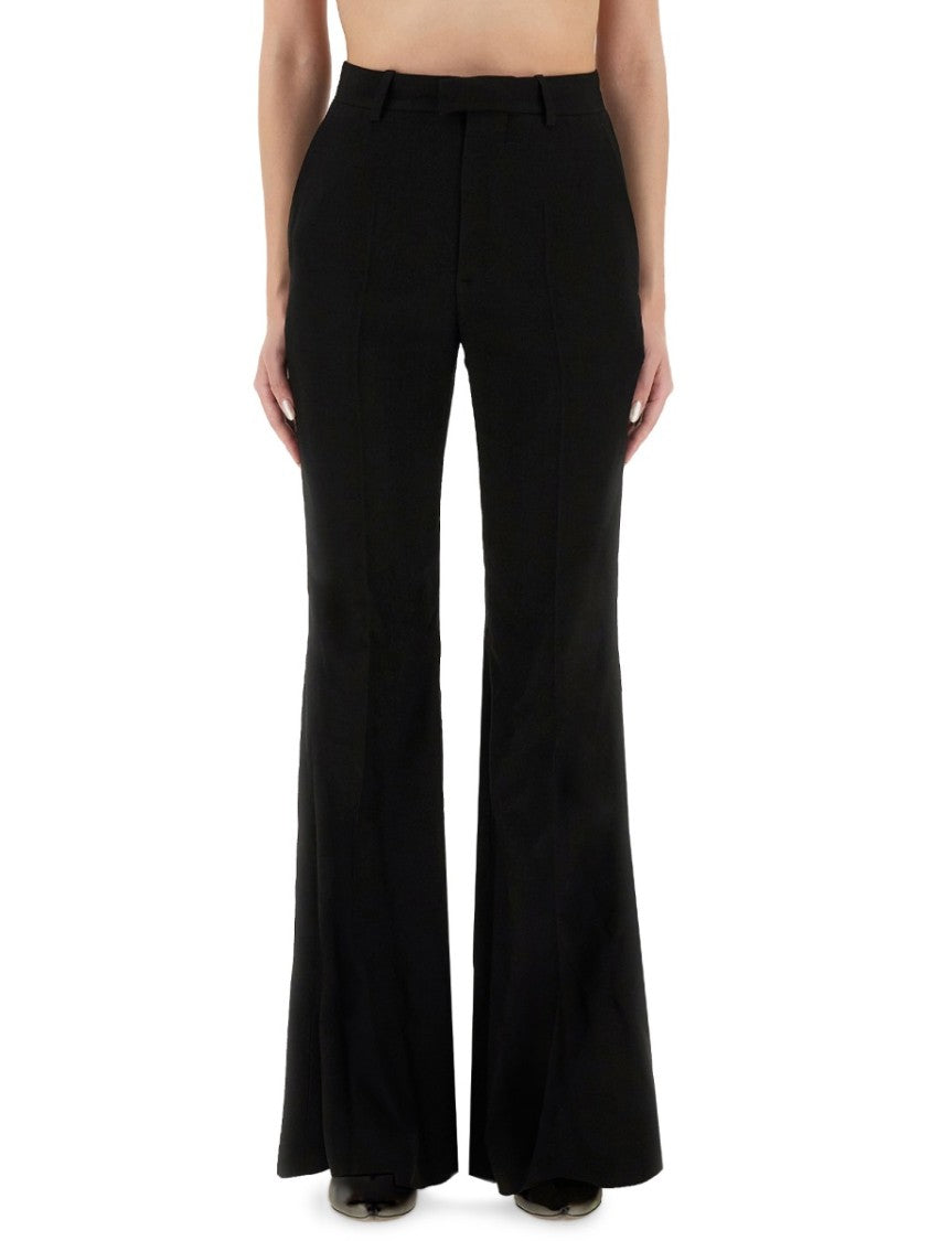 Balenciaga High-Waisted Flared Pants With Tailored Finish