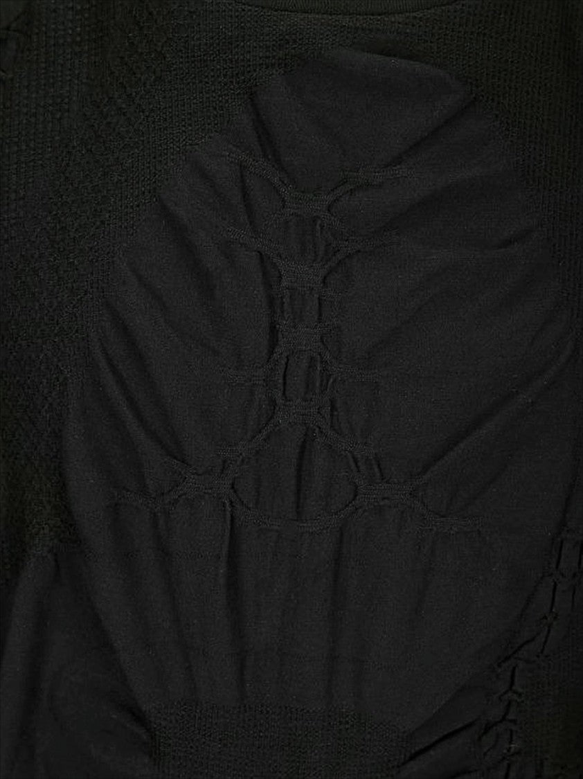 Roa Textured Knit Long-Sleeve Top With Fitted Silhouette