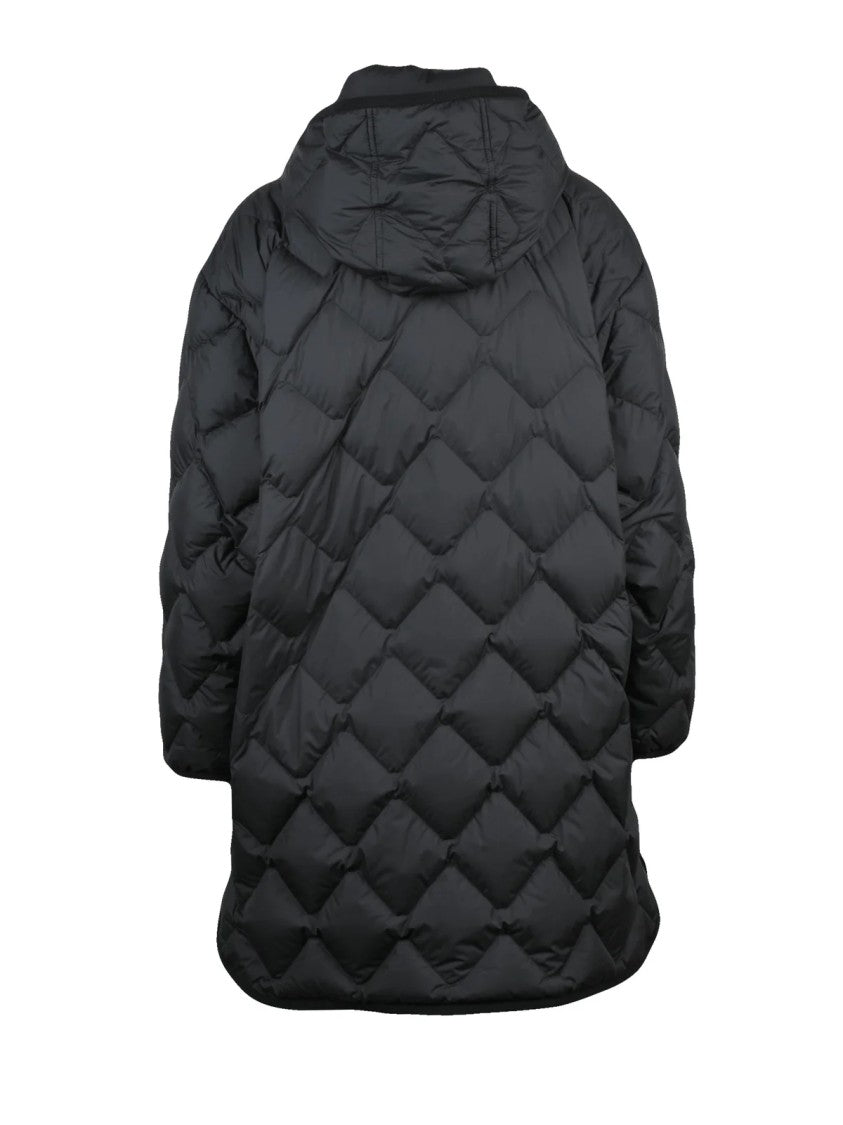 Woolrich Black Heritage Cape Quilted Polyester Down Jacket