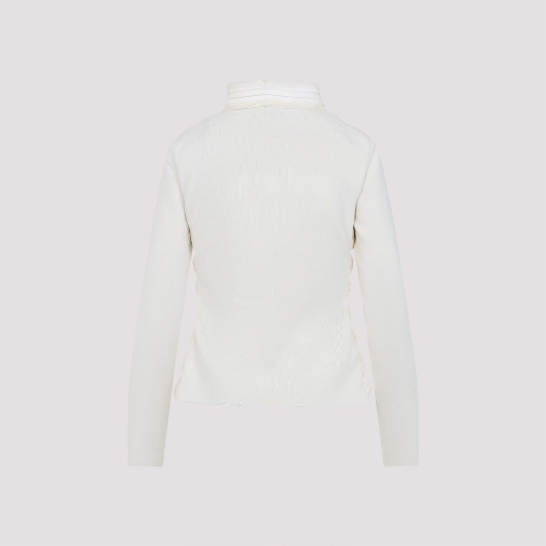 Moncler Quilted Virgin Wool Down Coat