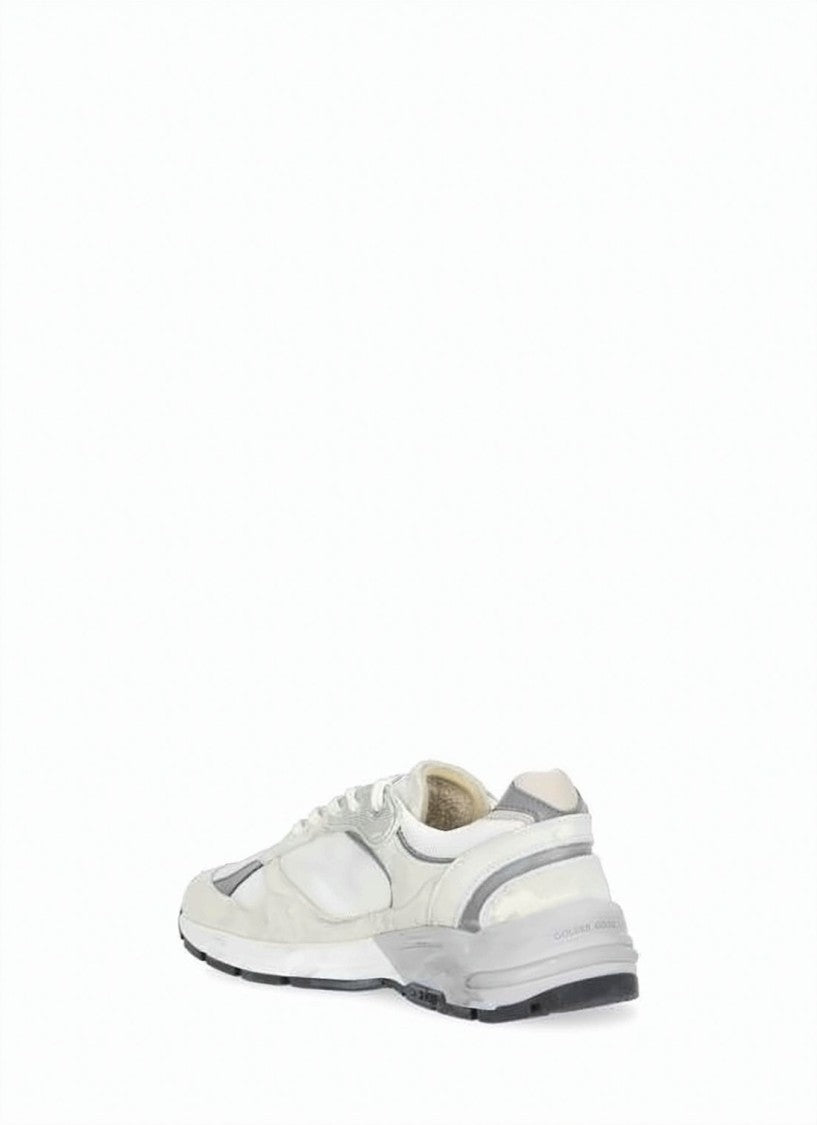 Golden Goose Light Vintage-Inspired Sneakers With Star Detail