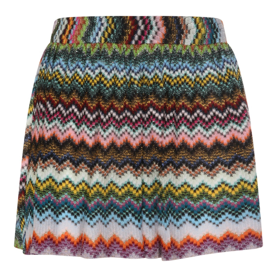 Missoni Zigzag Patterned Shorts With Elastic Waistband