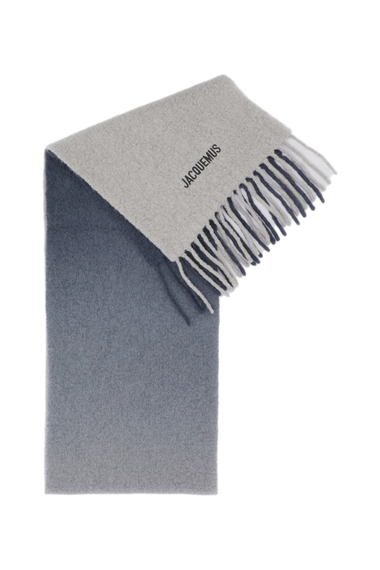 Jacquemus Multi-Grey L'echarpe Moisson Gradient Alpine Scarf