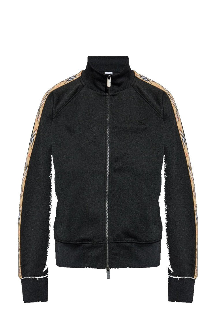 Burberry Structured Black Jacket With High Collar And Tailored Fit