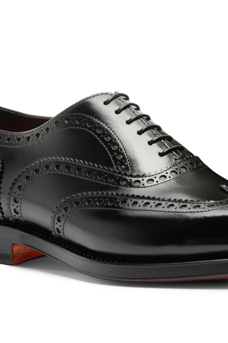 Santoni Enrico Model Leather Oxford Brogue Goodyear