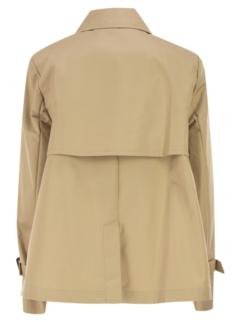 Max Mara Wkdbiglia - Water-Repellent Gabardine Trench Coat