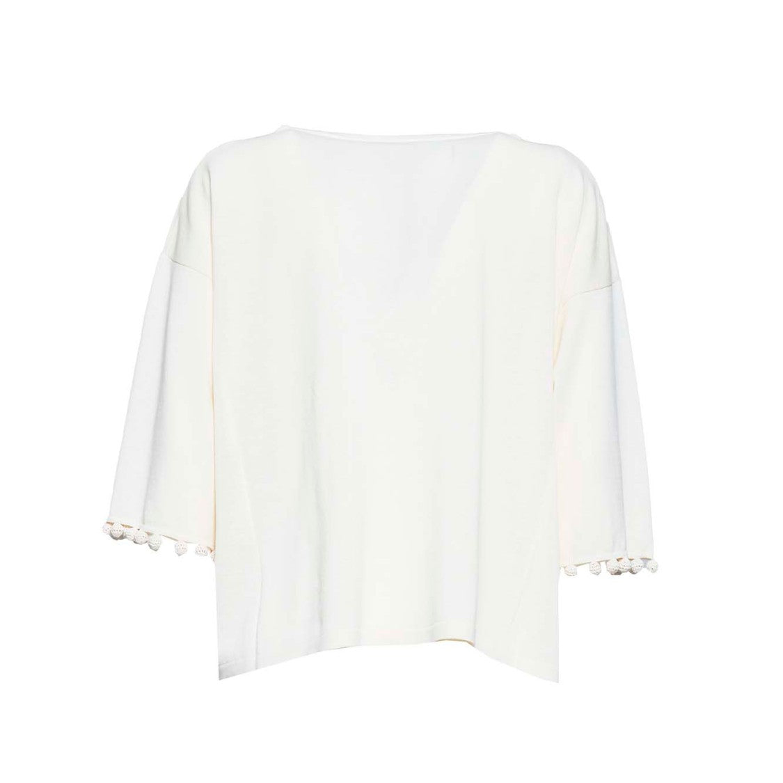Max Mara Neottia Pullover In Butter Cotton Knit