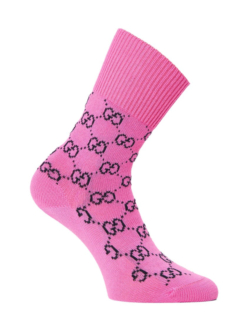 Gucci Monogram Logo Socks