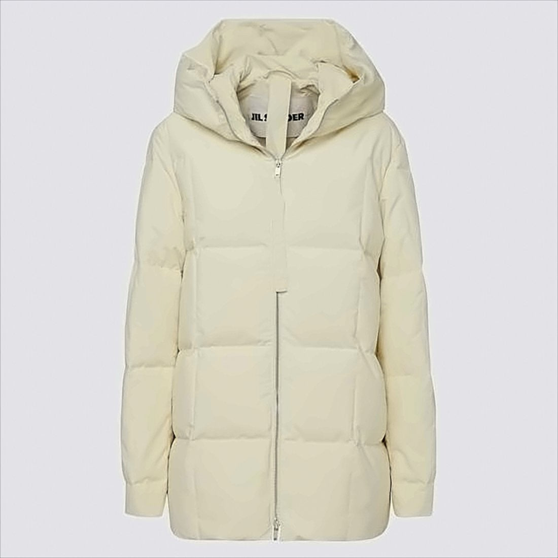 Jil Sander Quilted Padded Jacket With High Collar And Oversized Silhouette