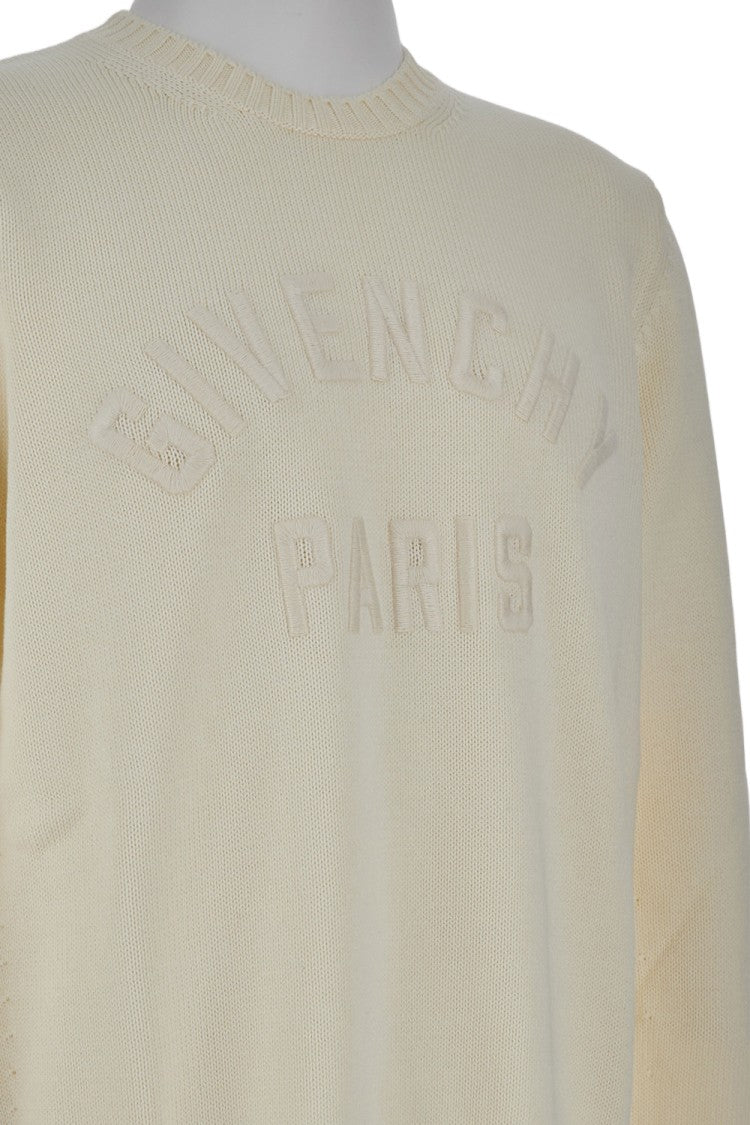 Givenchy Cotton Sweatshirt With Embossed Chest Detail