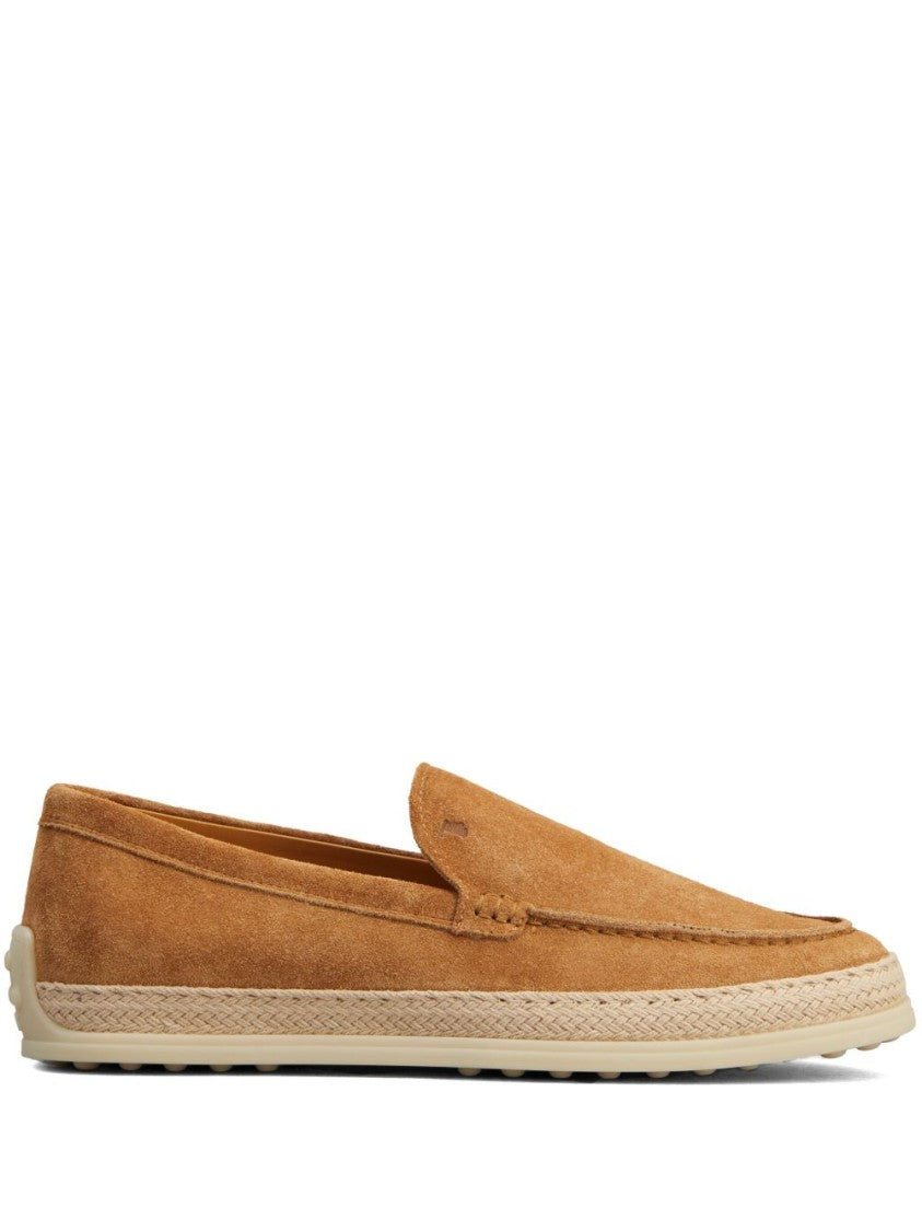 Tod's Slipper Loafers In Suede