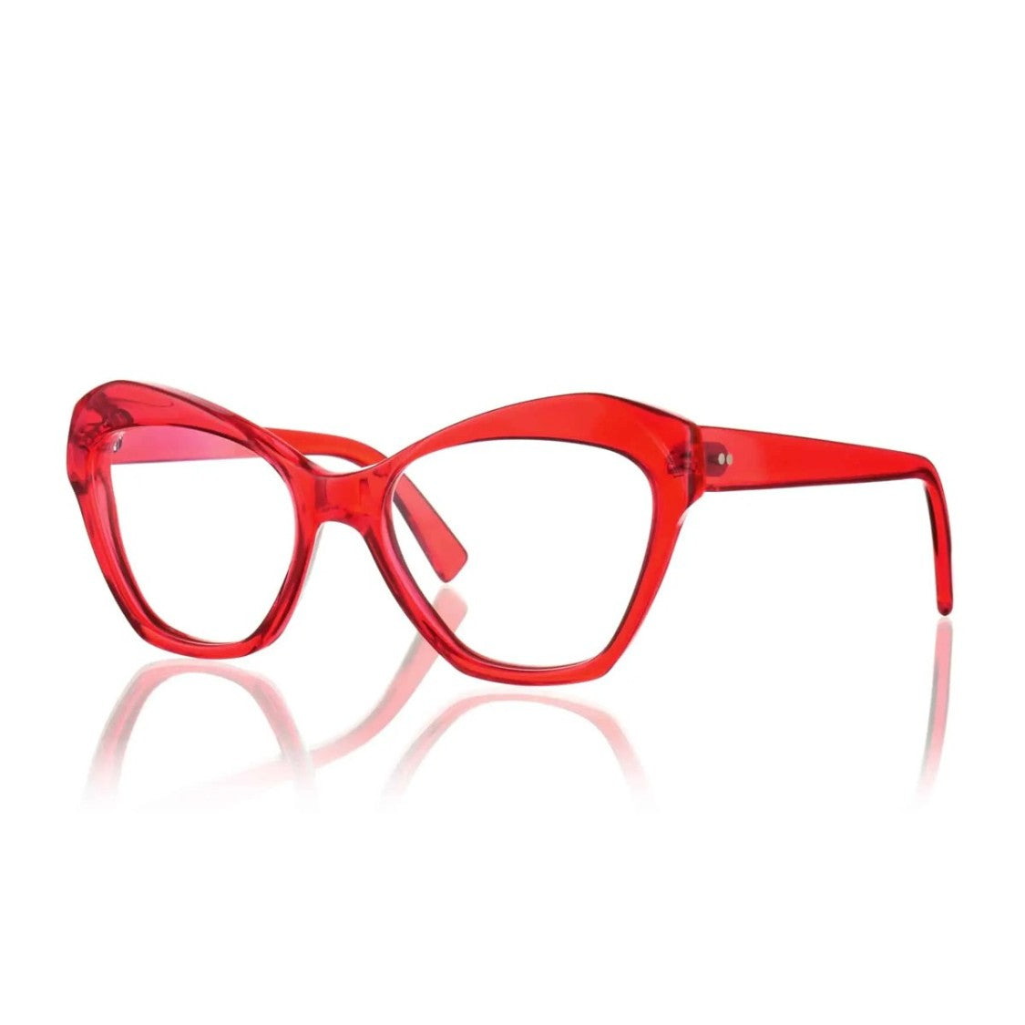 Kirk&Kirk Red Nancy Acrylic Cat-Eye Sunglasses