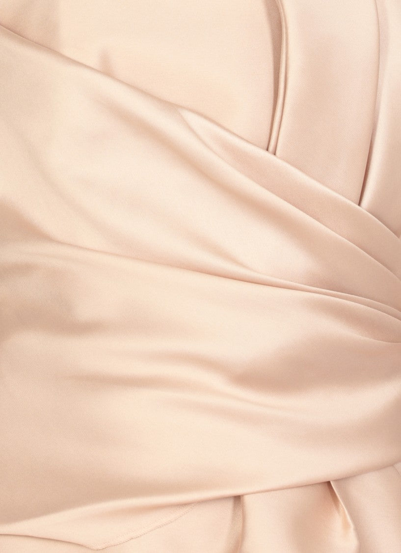 Alberta Ferretti Ivory Silk Blend Dress