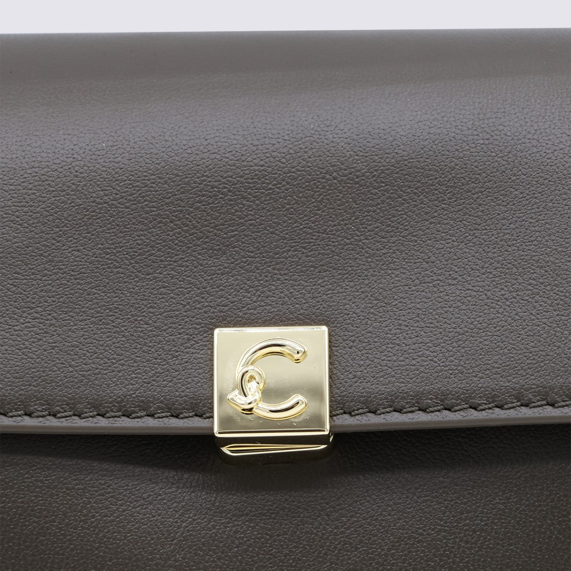 Coccinelle Structured Handbag With Suede Side Panels