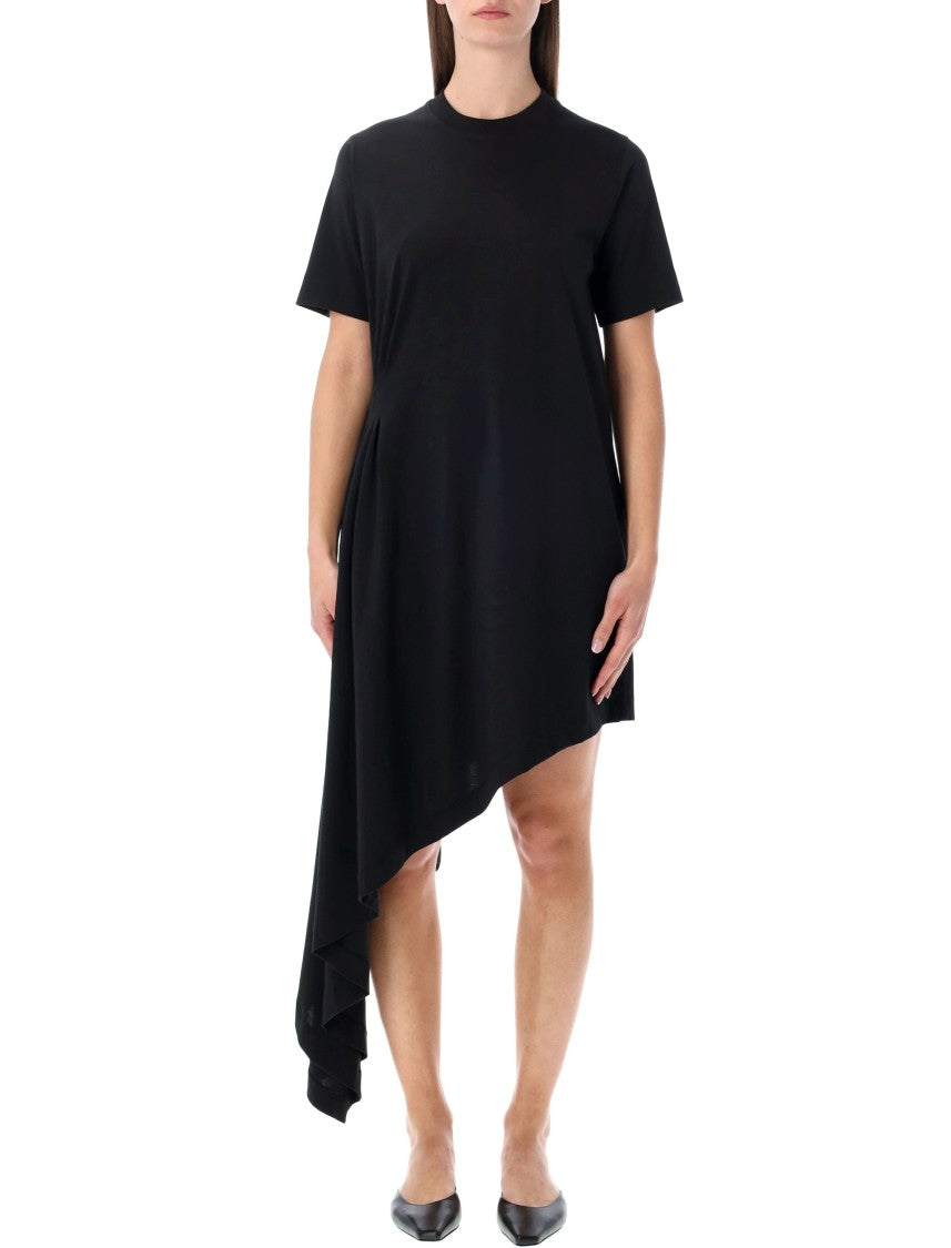 Loulou Studio Igari Asymmetric T-Shirt Dress