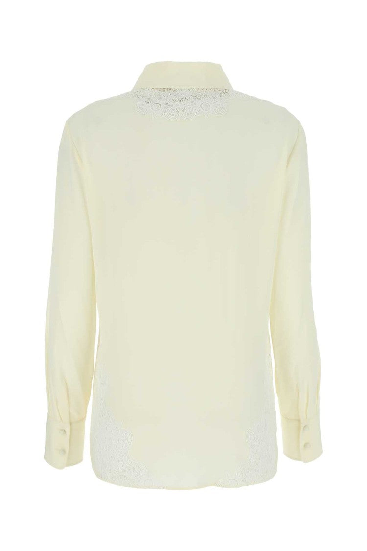 Chloé Ivory Crepe Shirt