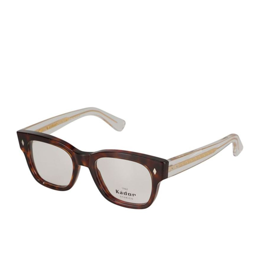 Kador Timeless/N 1962 Rectangular Tortoiseshell Frame Sunglasses With Gold Accents