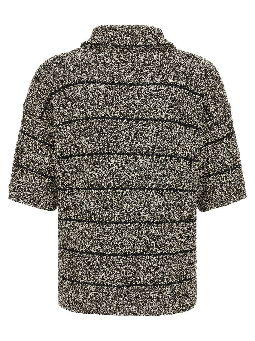 Roberto Collina Mouliné Insert Cardigan