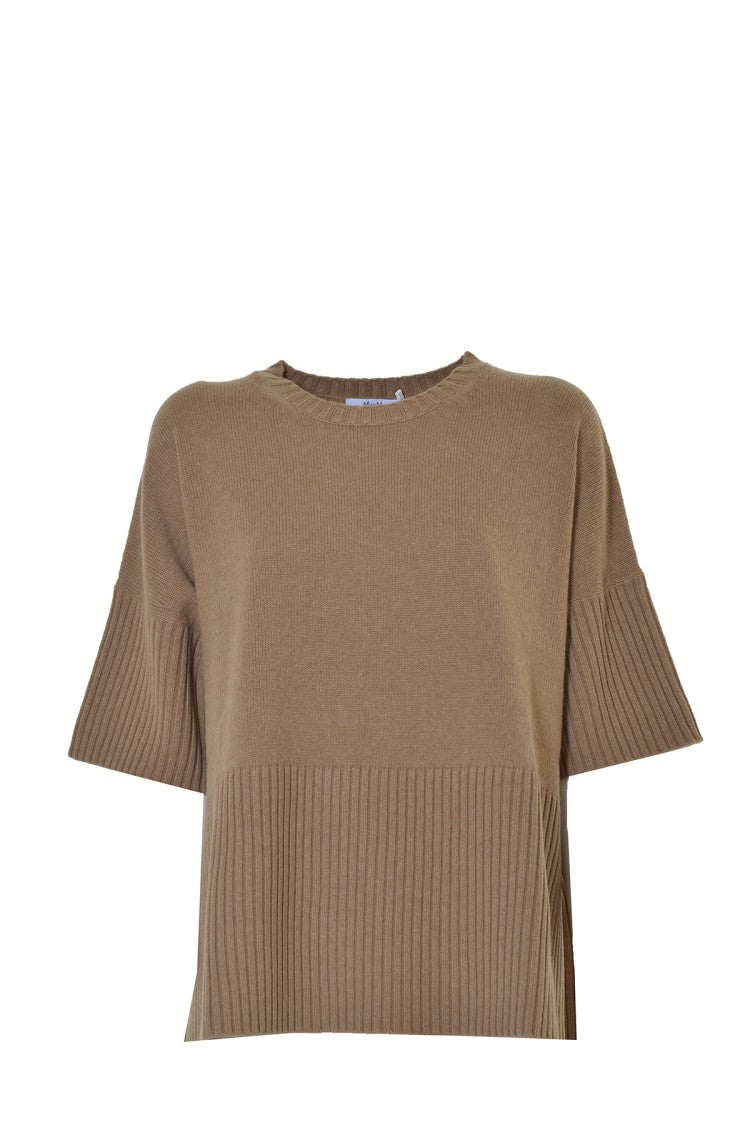 Max Mara Manto Cashmere Sweater In Camel