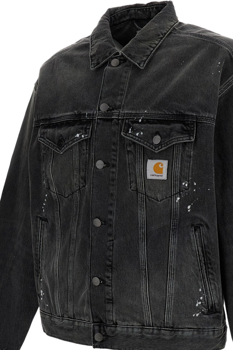 Carhartt Wip Black Helston Smith Denim Jacket