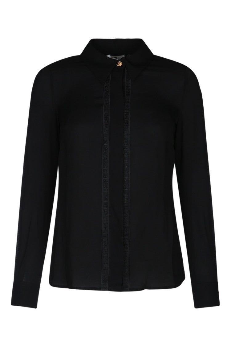 Elisabetta Franchi Camicia Dettaglio Logo