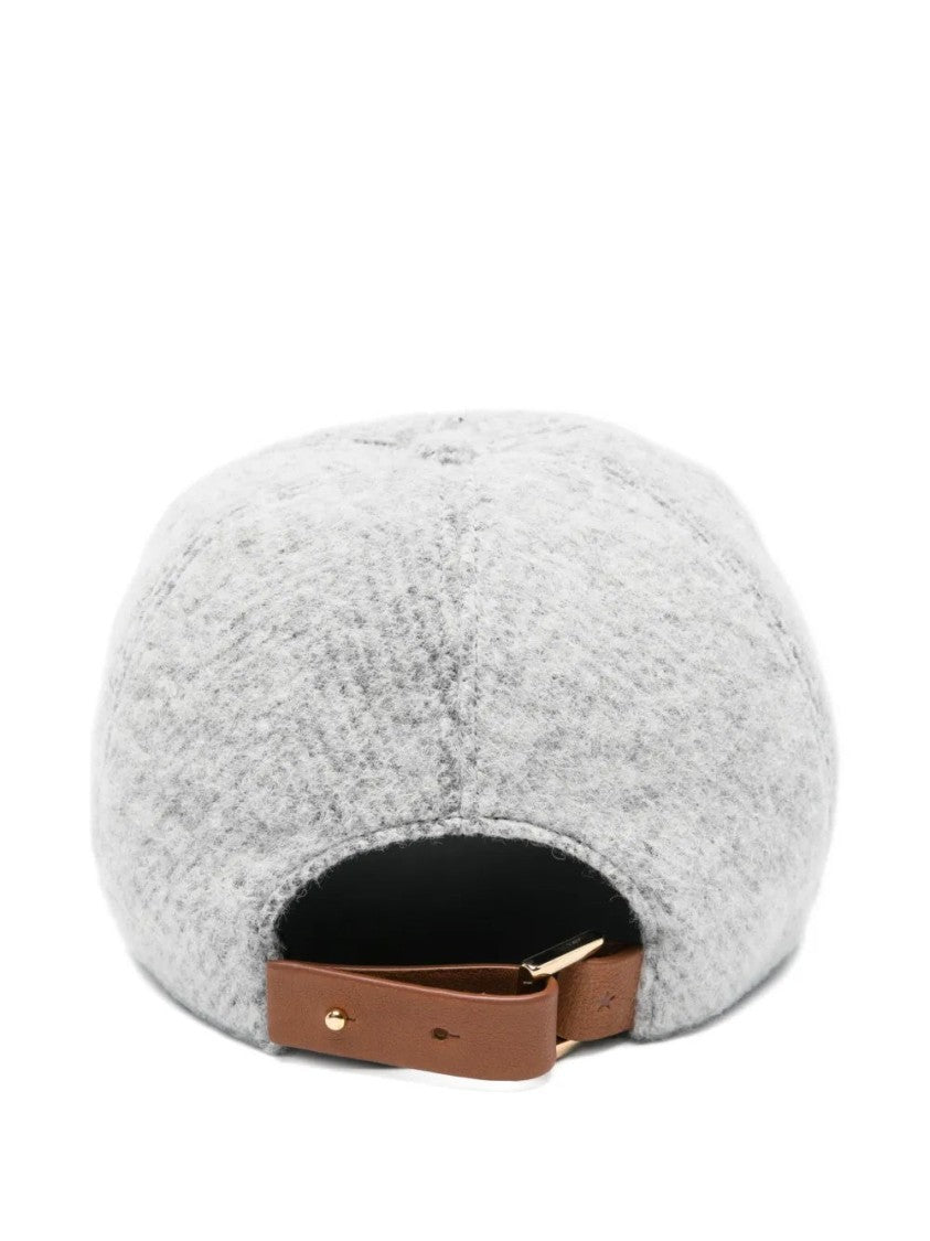 Lorena Antoniazzi Leather-Strap Baseball Cap