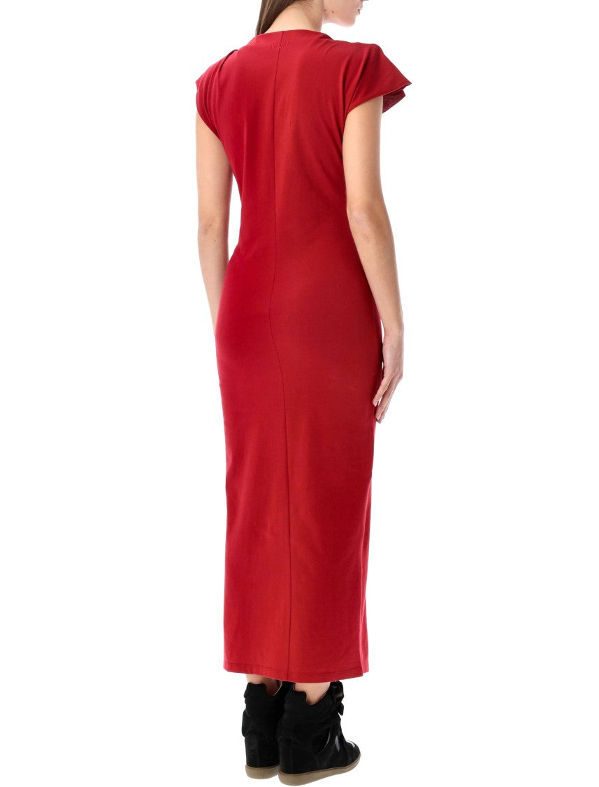 Isabel Marant Étoile Nadela Cotton Draped Maxi Dress