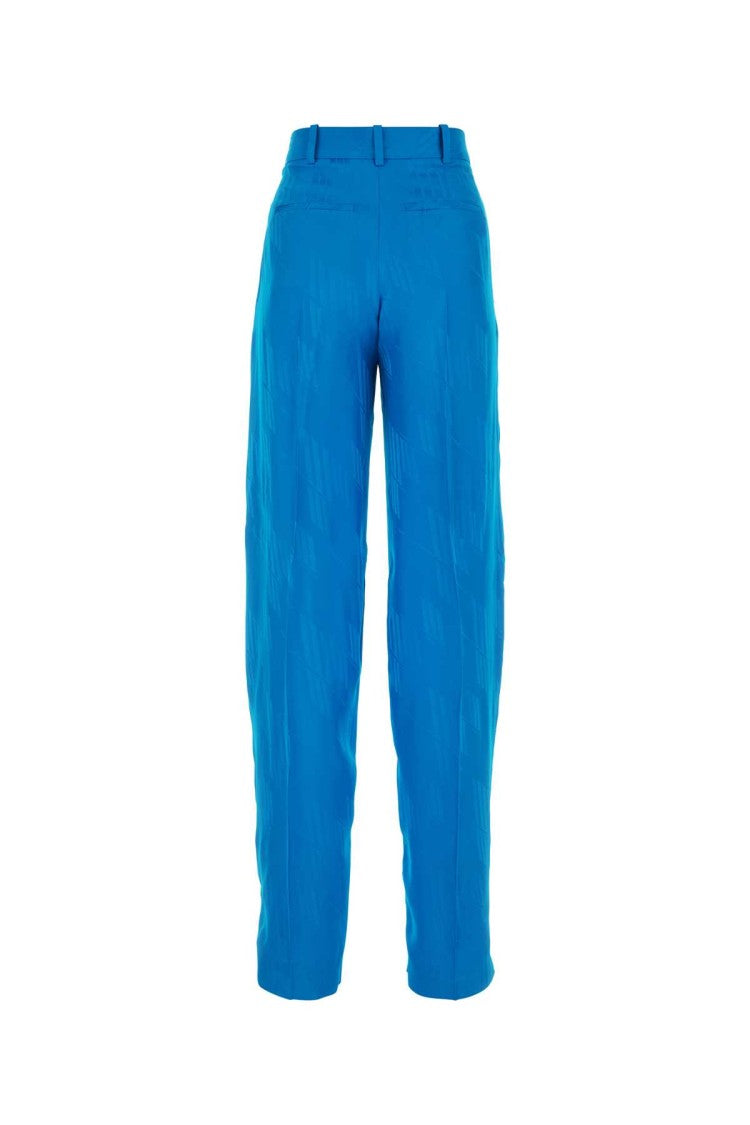 The Attico Turquoise Stretch Wool Jagger Pant