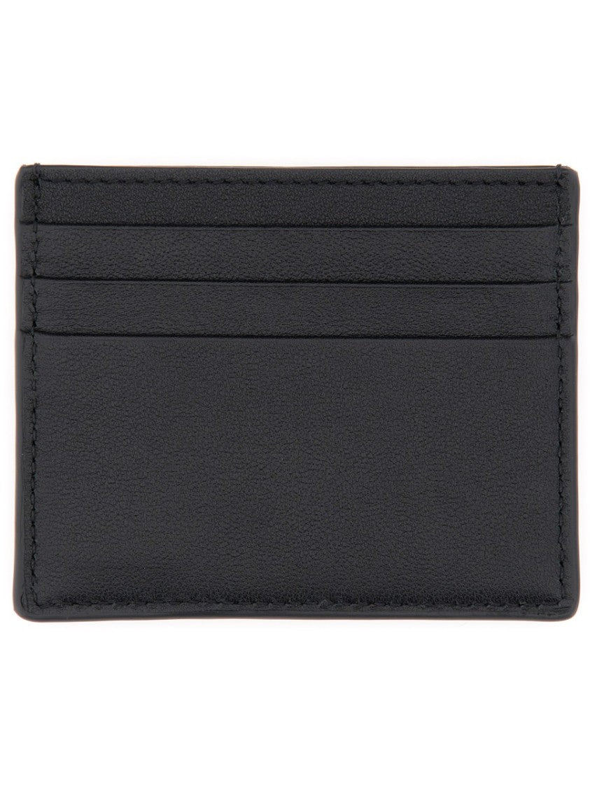 Valentino Garavani Calfskin "Vlogo Signature" Card Holder