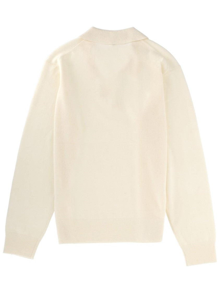The Garment Polyester Ribbed Knit Polo Shirt