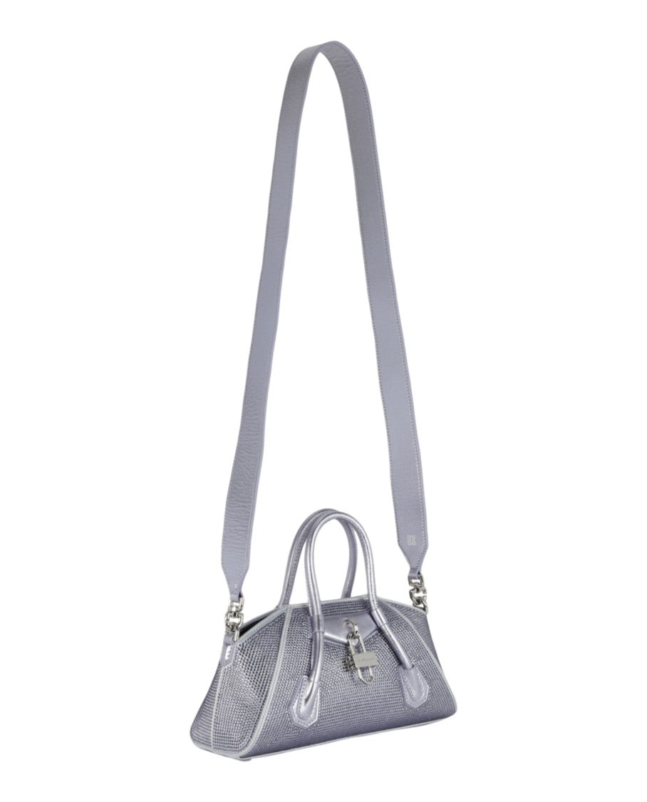 Givenchy Mini Antigona Stretch Top Handle Bag In Satin