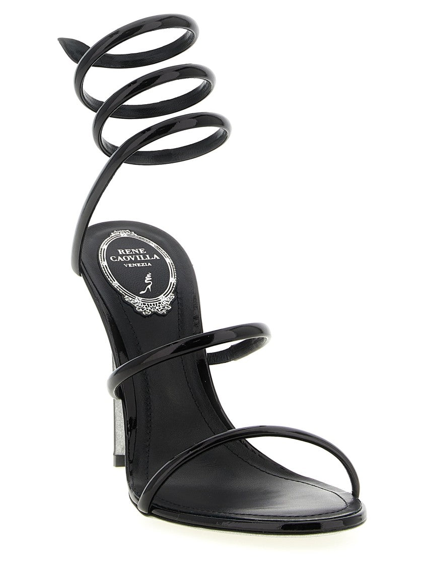 René Caovilla Cleo Metallic' Sandals