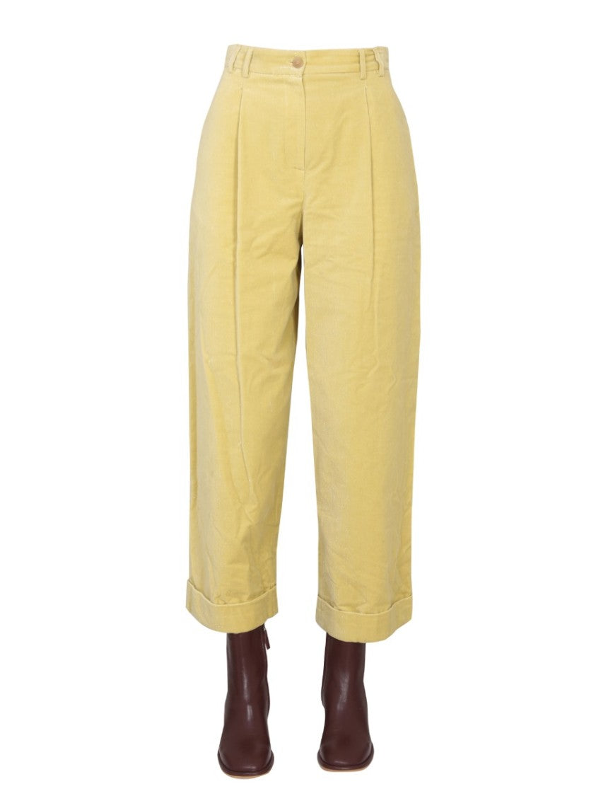 Alysi High-Waisted Wide Pants