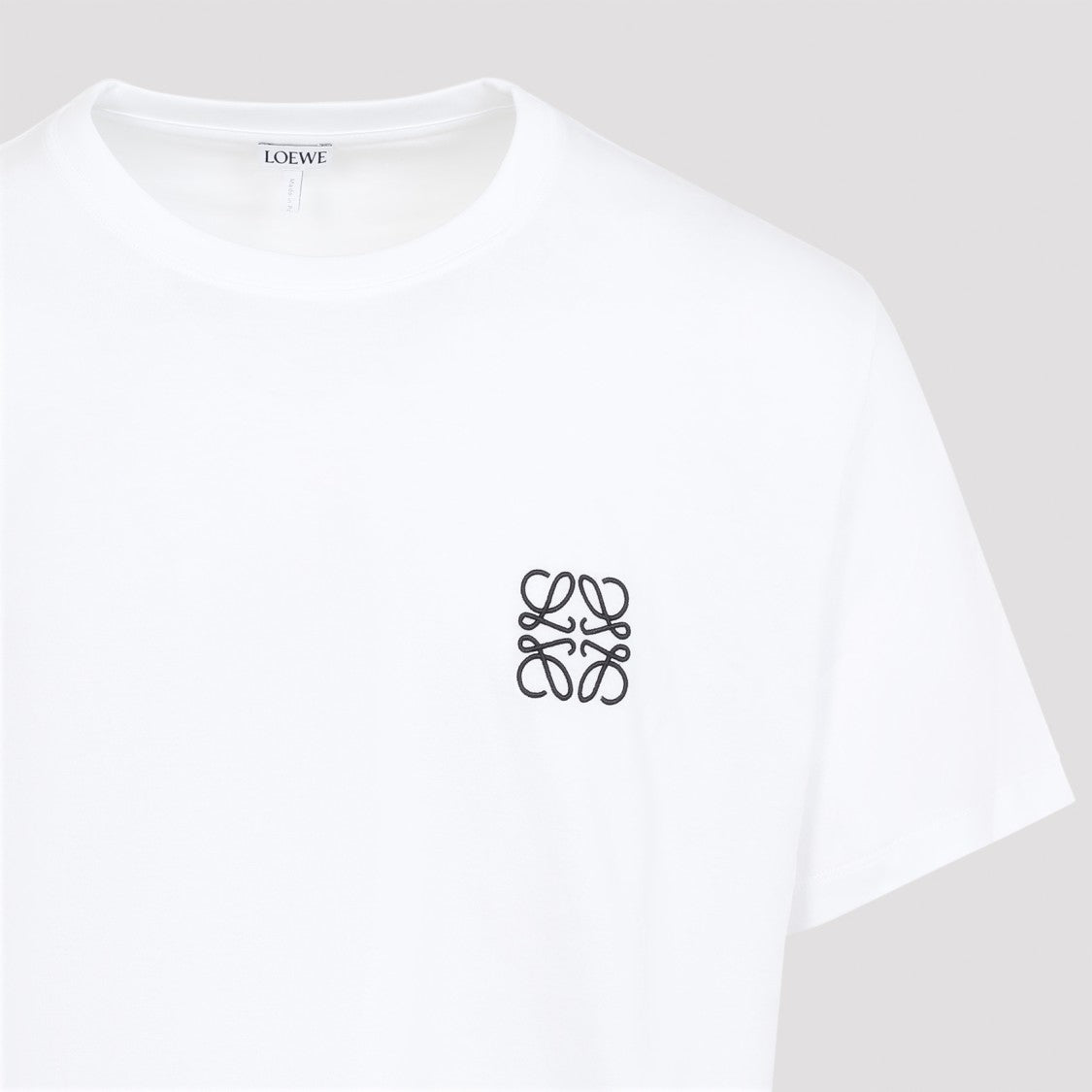 Loewe Classic White T-Shirt With Logo Detail