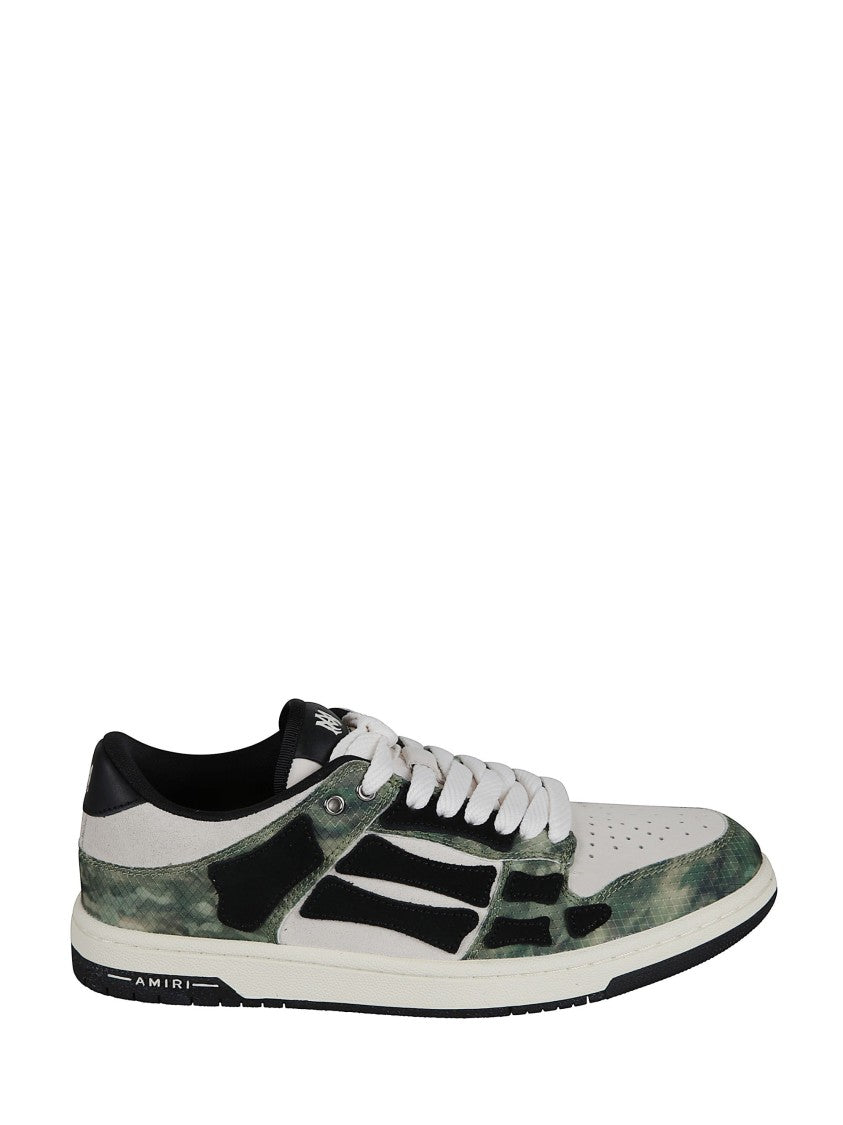 Amiri Neutral Lace-Up Logo Sneakers