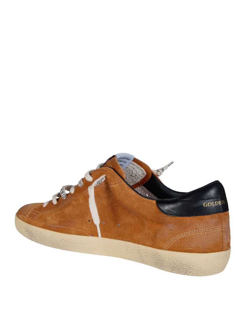 Golden Goose Super Star Vintage Distressed Low-Top Sneakers