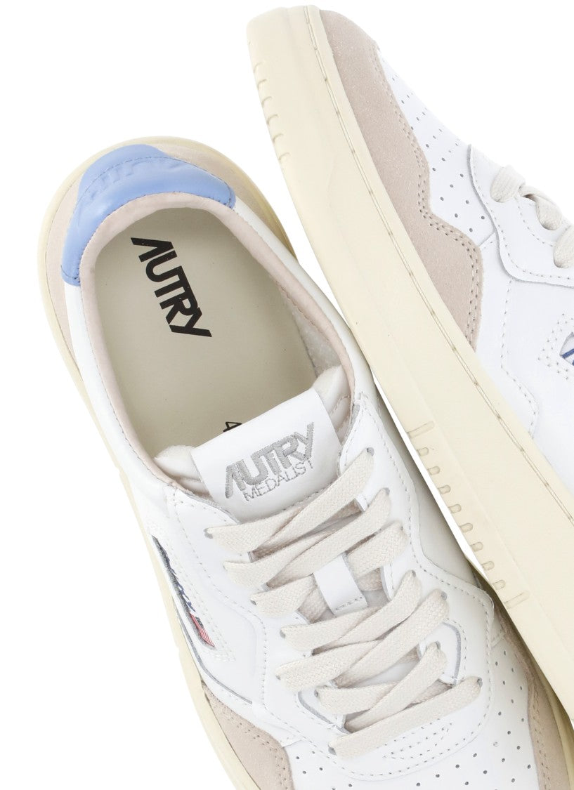 Autry White Leather Sneakers
