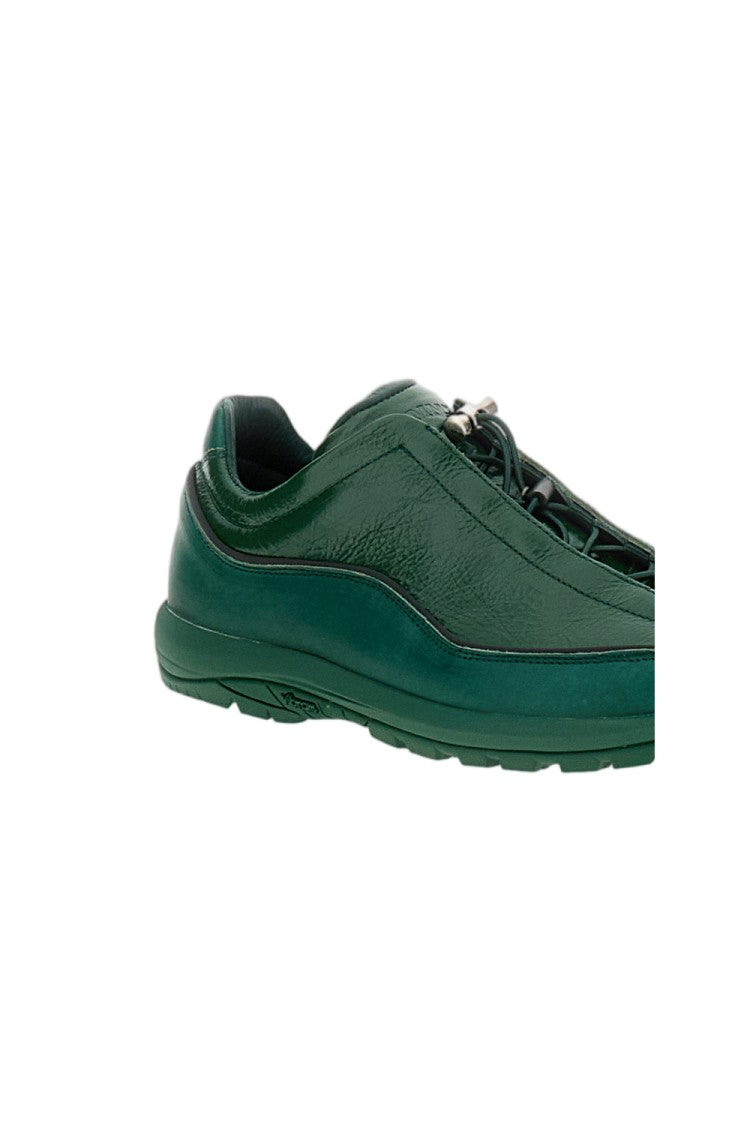 Diemme Cracked Patent Leather Sneakers With Cord Lock