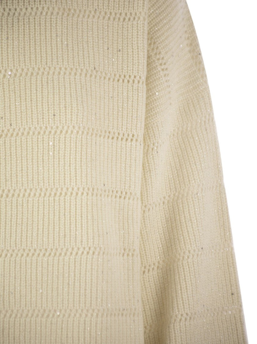 Brunello Cucinelli Cashmere And Wool Crew-Neck Sweater