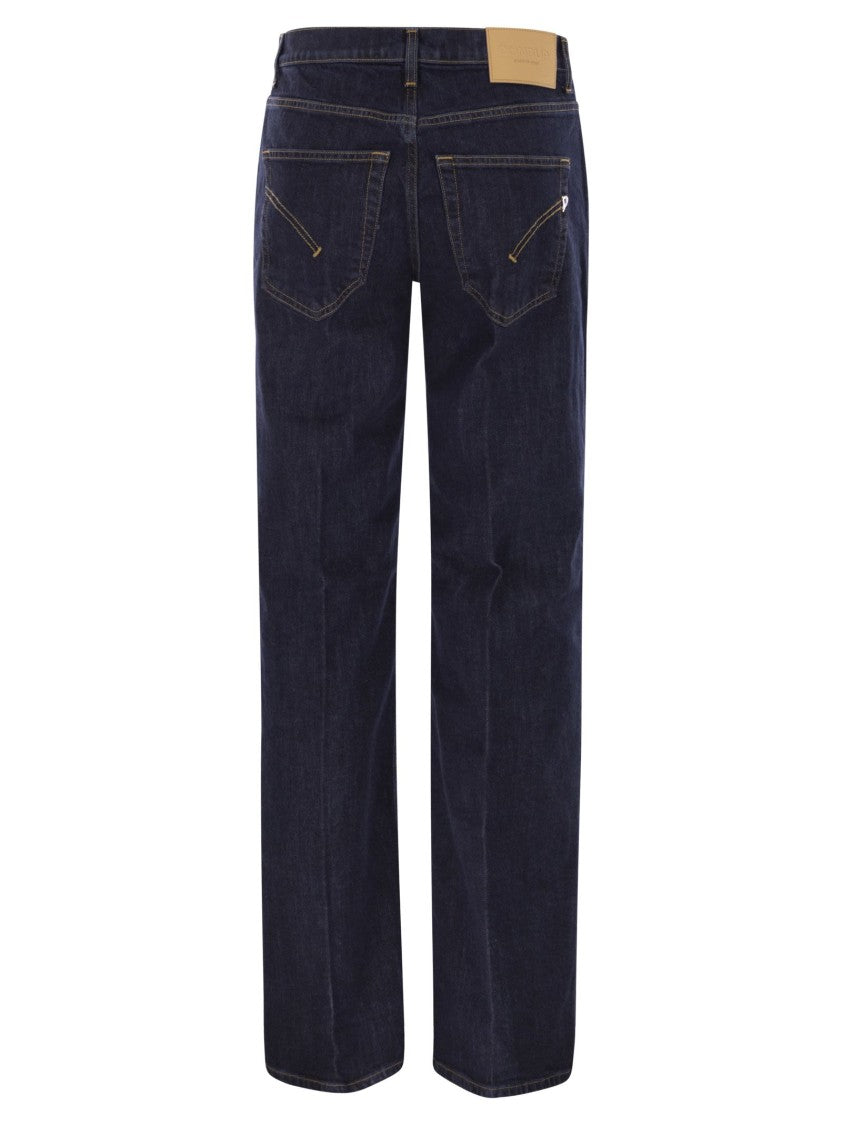 Dondup Jacklyn - Wide-Leg Stretch Denim Jeans