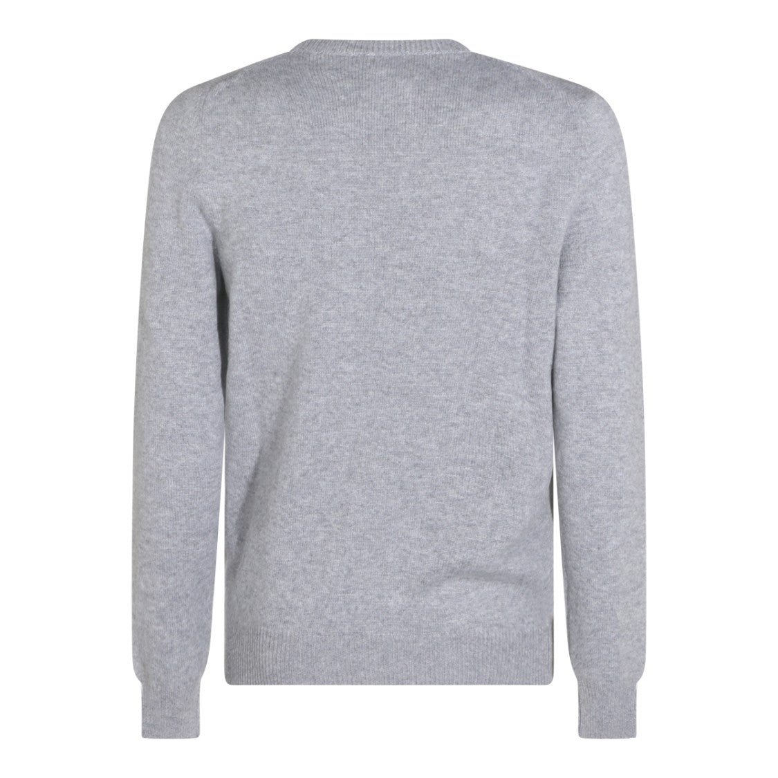 Malo Cashmere Knit Sweater With Classic Crew Neckline And Ribbed Details