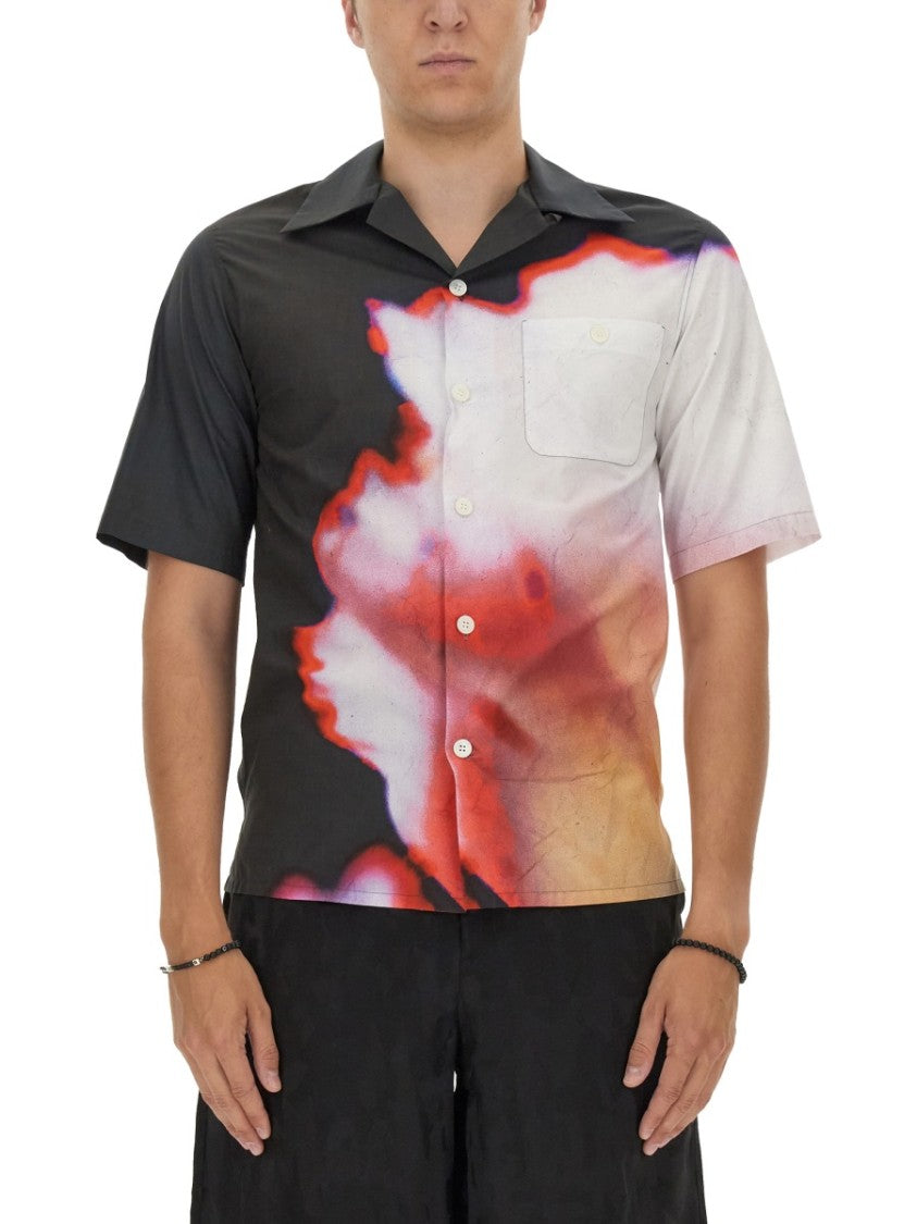 Alexander Mcqueen Hawaiian Cotton Shirt