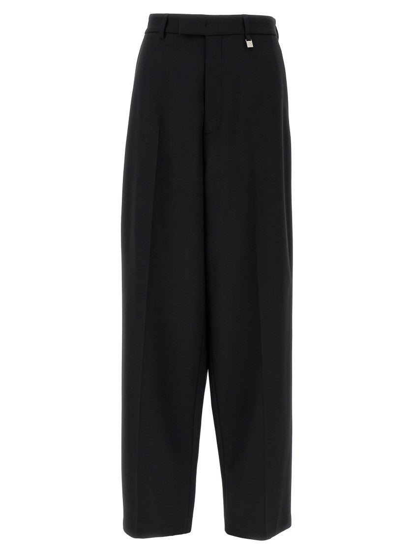 Giuseppe Di Morabito Straight Leg Stretch Wool Trousers With Pleats