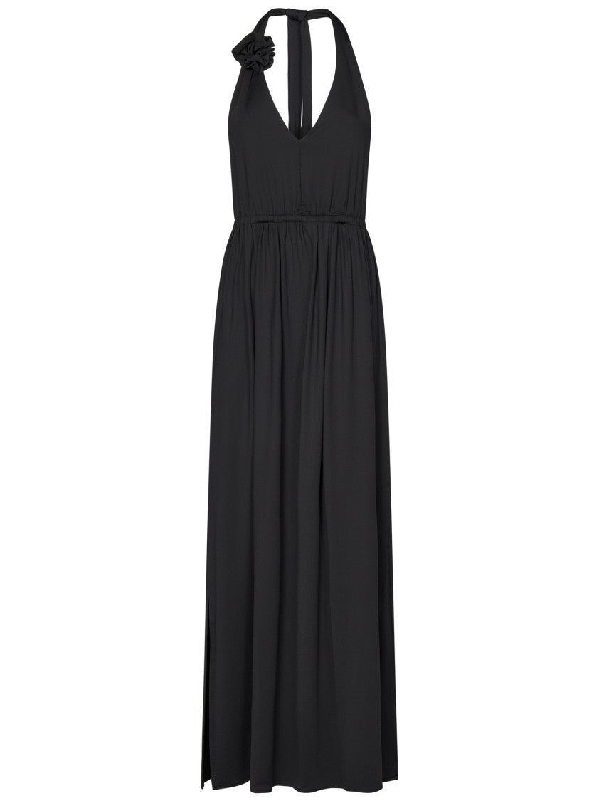 Fisico Black Microfiber Dress